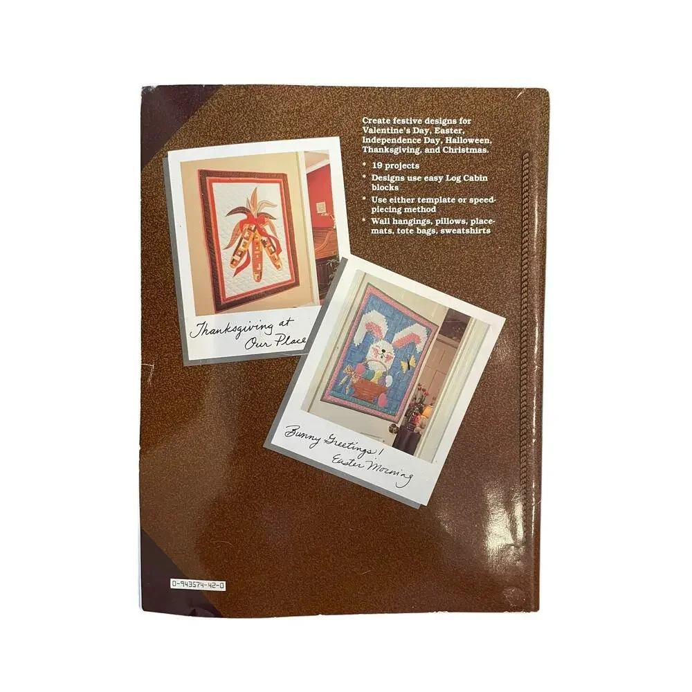 Quilting Patterns That Patchwork Place Holiday Happenings Book‎ Vintage 1987